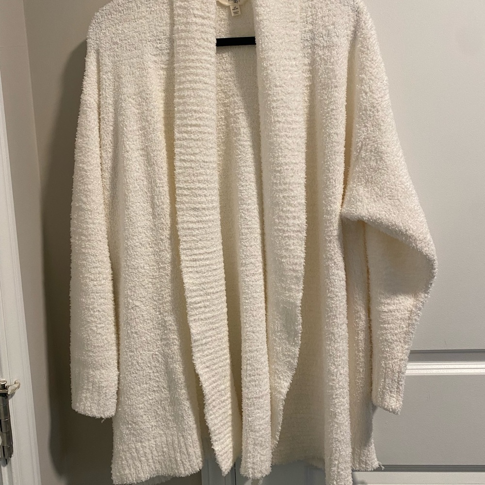 New Without Tag Terra & Sky Cream Open-Front Cardigan 1X